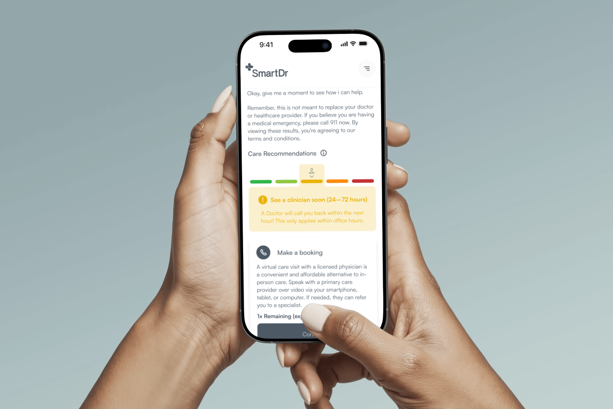 SmartDr health score dashboard